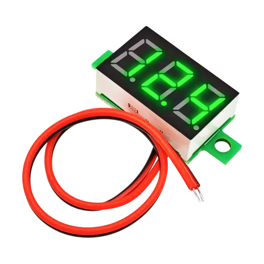 EZPHYSIKX DC Voltmeter Indicator/TESTER - DC 3.5-30V, LED Display Panel DC Digital Voltage meter for Electrical, Computers, Electronics, Home, Industrial Equipments (GREEN, PACK OF 1) (B0CJPGGDRT) Amazon Price History, Amazon Price Tracker