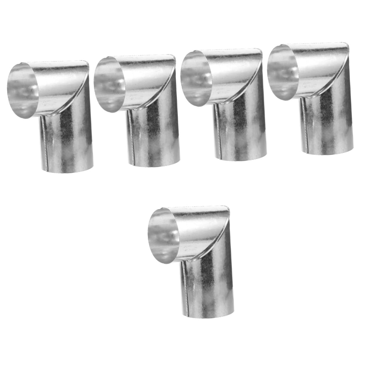 Zerodeko 5 Pezzi Accessori Per Tubi Del Tubo Flessibile Dell'Acqua Attraverso La Canna Fumaria Della Stufa Riscaldata Canna Fumaria Dell'Aria Per Stufa Tubo Flessibile