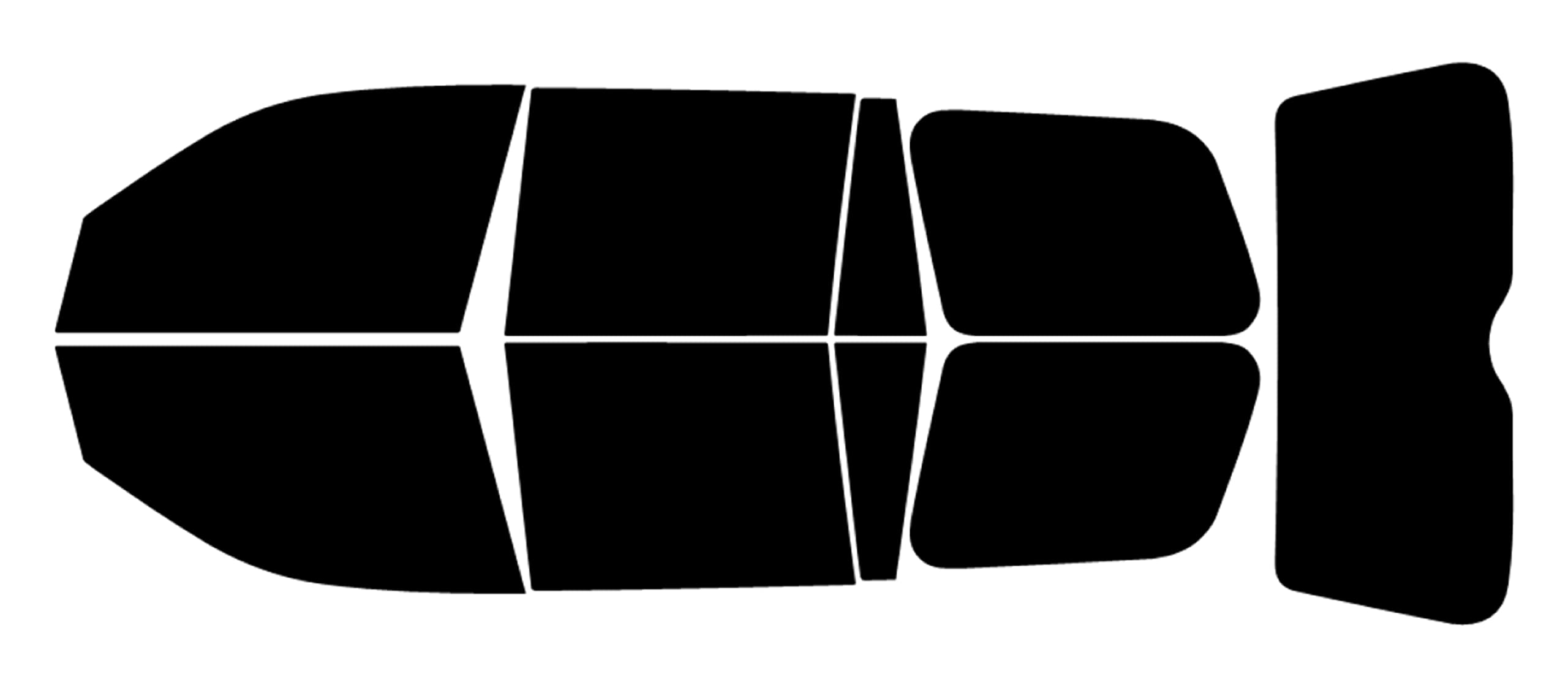 Trueline Automotive Window Tint Film for Cars Compatible with Honda Pilot 2003-2008 - Customizable All Side and Back Windows - Car Window Tint - Pre Cut Window Tint for Car Windows