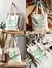 XIARON Reusable Shopping Tote Bag I Have Found One Who My Soul Loves 340g/m² thick fabric Customizable slogan M Bluish Green #4