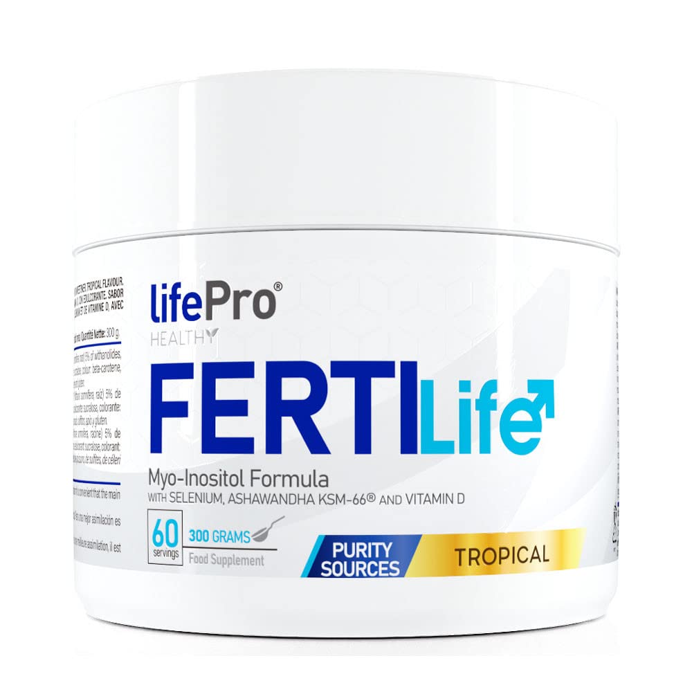 Life Pro Ferti Life Man 300g | Suplemento con ingredientes naturales | Diseñado para mejorar la fertilidad masculina (Watermelon)