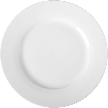 Amazon Basics Set of 6 Dinner Plates 10.5"