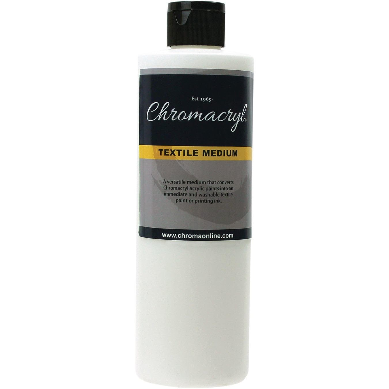 Color Splash Paint CC1904 Chromacrylic Textile Medium, 16.9 oz, White