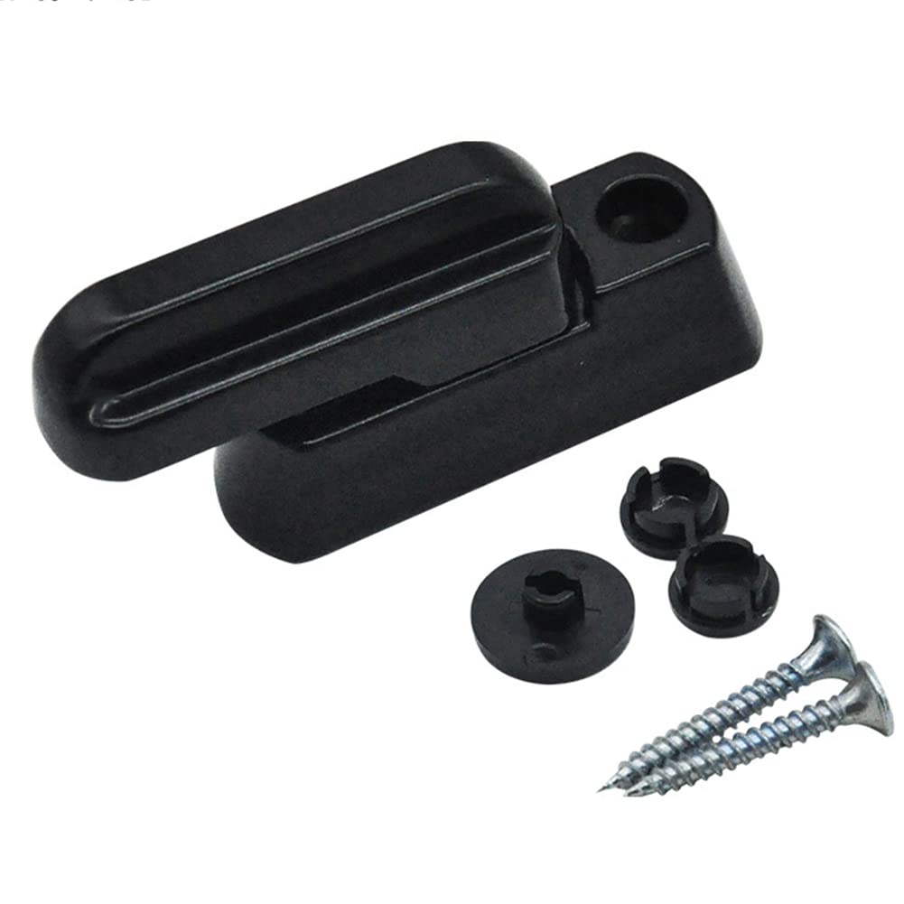 Hahhhha 2pcs Sash Jammers Window Locks, Sash Blocker Jammer Restrictor Window Lock With Screws