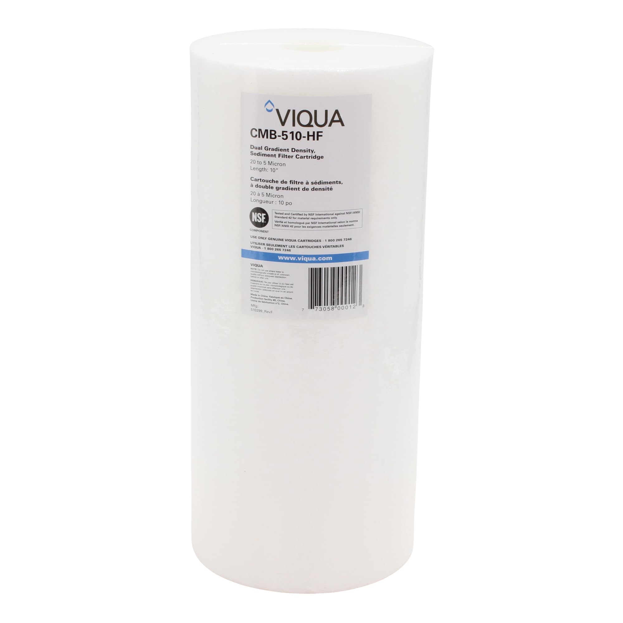 CMB-510-HF Polypropylene Whole House Filter Fits The IHS12-D4 UV System by Viqua