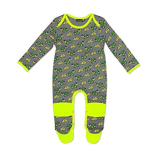 Valentino Rossi - Body para niño, Color Gris, 12 Meses