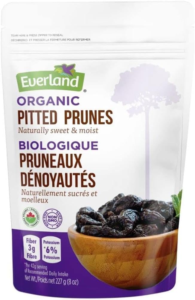 Everland Organic Prunes, 454gm - Amazon product rated Grade B