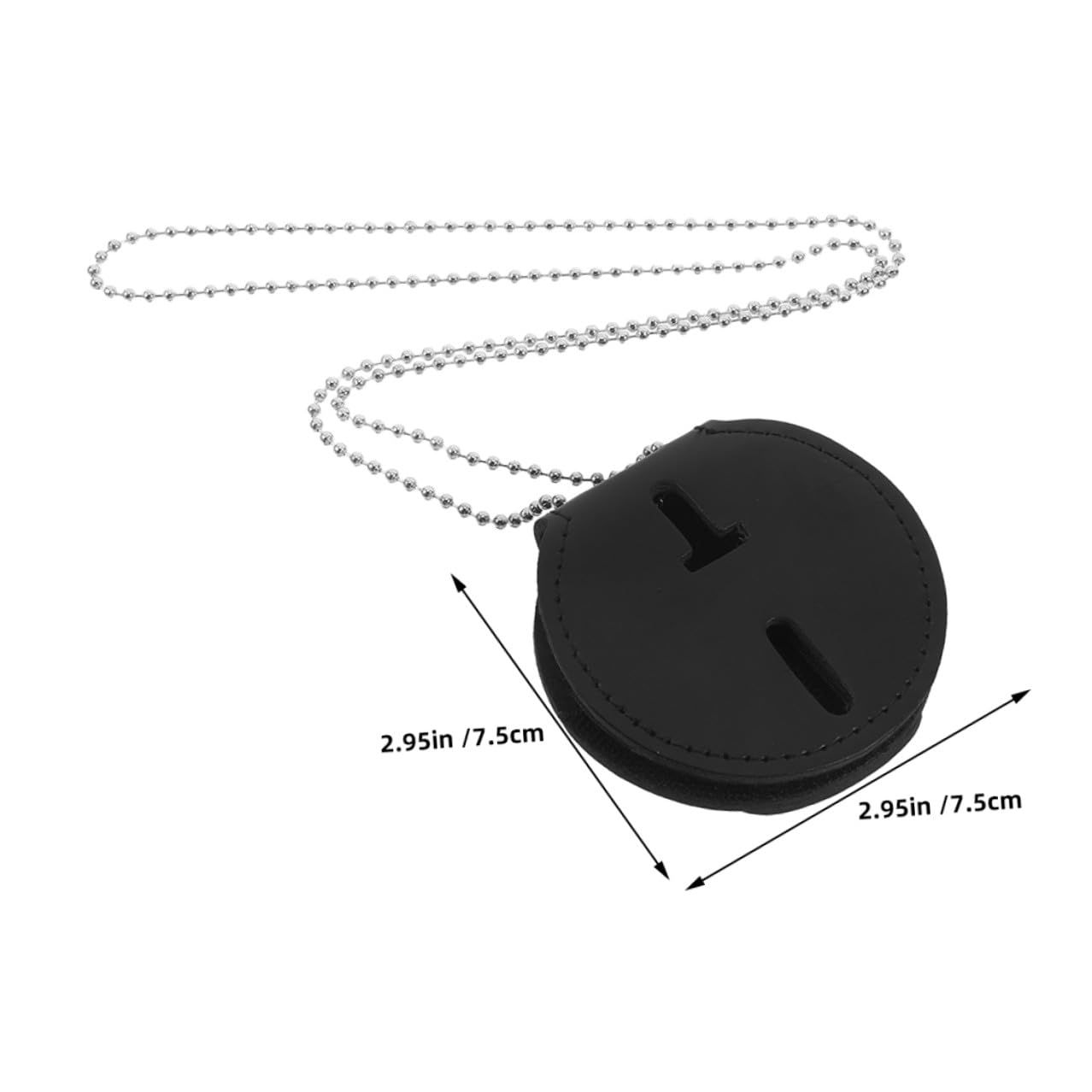 Gadpiparty Porta Badge con Clip in Lega 7 Pezzi in Pu Resistente per Impiego Lavorativo con Cordino Nero