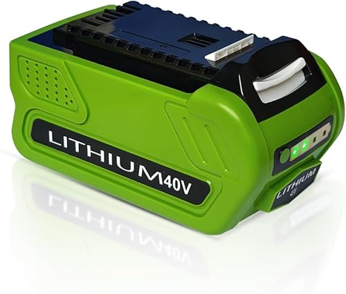 Batería de litio de 40 V 6.0 Ah de repuesto para batería GreenWorks 29472 29462 GreenWorks 40V G-MAX Power Tools 29252 20202 22262 25312 25322 20642
