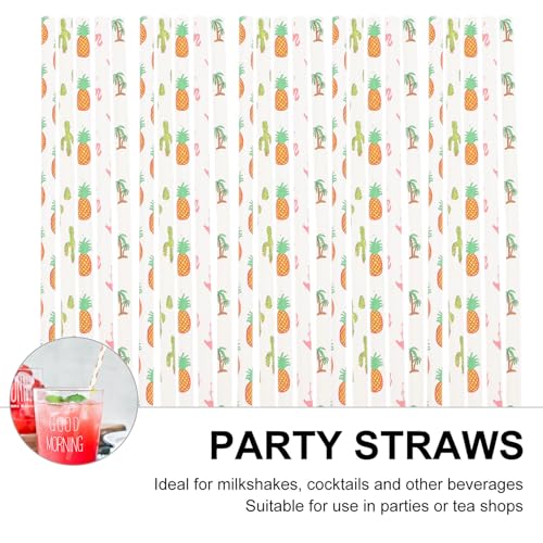 100 pitillos de papel variados para fiestas miniatura 7