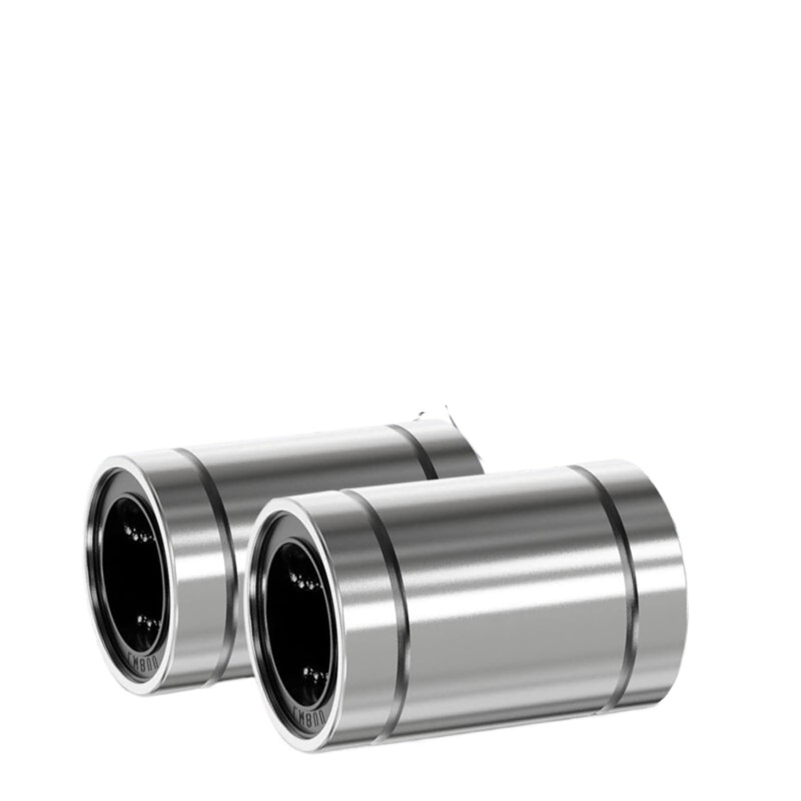 Rodamiento De Bolas 4/10 Uds LM8UU LM10UU LM16UU LM12UU rodamiento lineal de bolas casquillo 8mm varillas revestimiento carril piezas eje DIY CNC impresora 3D