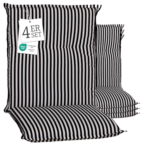 beo Niedriglehner B017 Disc NL Paspelauflage für Niederlehner, circa 48 x 100 cm, 5 cm Dick, 2-er Pack, grün