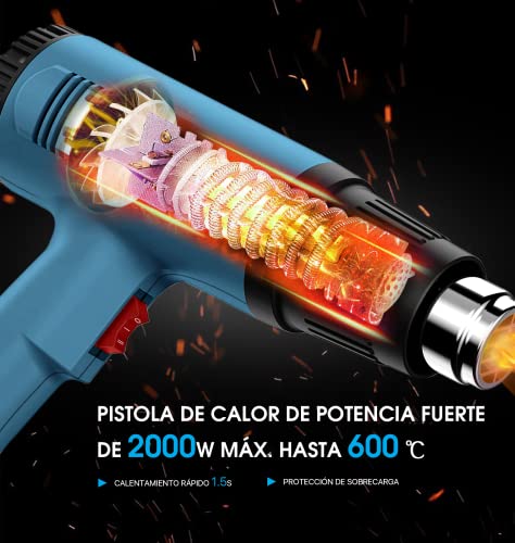 La Mejor Lista de Pistola de calor truper precio que Puedes Comprar On-line. 24 Imagen adicional