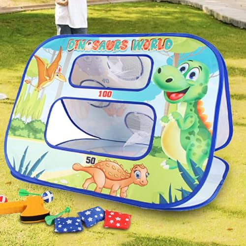Jeu de lancer de pouf pour enfants et kit de cornhole réutilisable - 3
