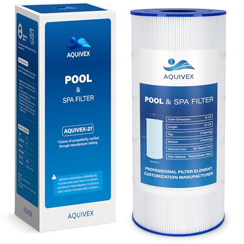 AQUIVEX CX150XRE Pool Filter Cartridge Compatible with Hayward CX150XRE CS150E Hayward SwimClear C150S Pleatco PA150S PA150S-EC Ultral-D4 Unicel C-9441 1 Pack