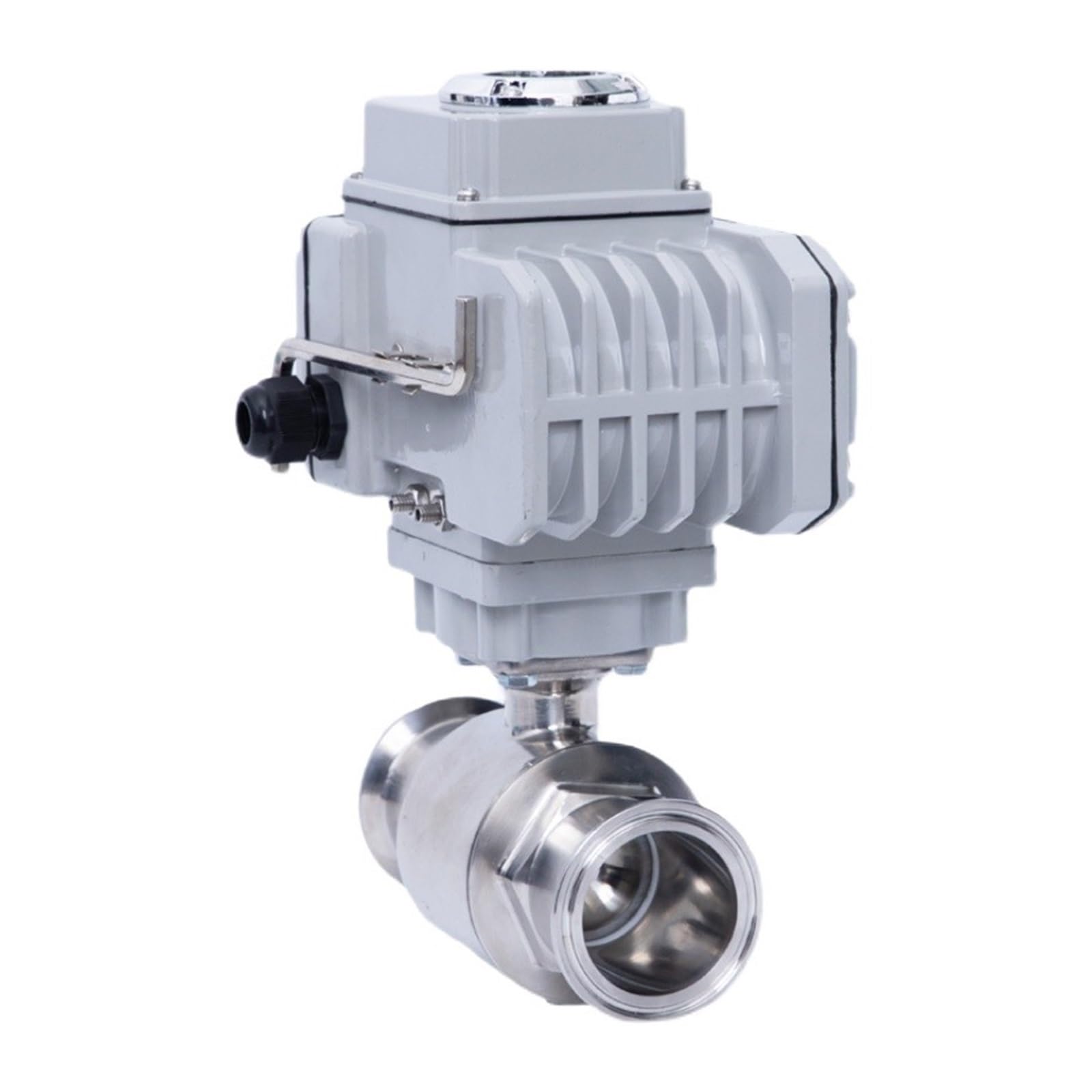 ZXTIIEUF 57mm Sanitary Ball Valves Stainless Steel Sanitary Motorized Ball Valve 12V(220vac)
