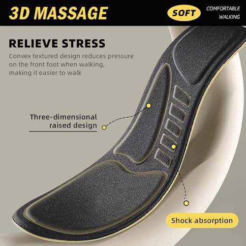 Plantillas XINIFOOT Antiolor para hombre y mujer 3 pares miniatura 4