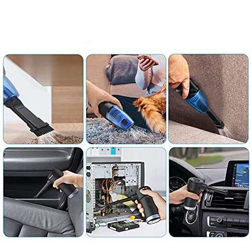 ruiyaomaoyifff Auto stofzuiger draadloze handheld kleine stofzuiger auto stofzuiger huishoudelijke mini (Size : Black) - Image 5