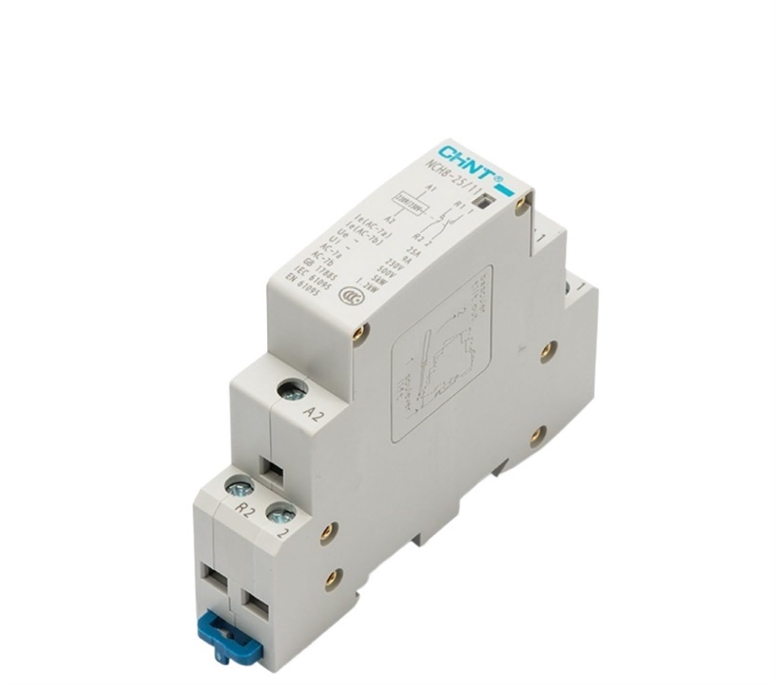 QEFHSVVZE NCH8-25/20 Modular AC Household Contactor 220V 230V AC 25A 1NO 1NC 2NO 2NC(Nch8-25a-11 1no 1nc)