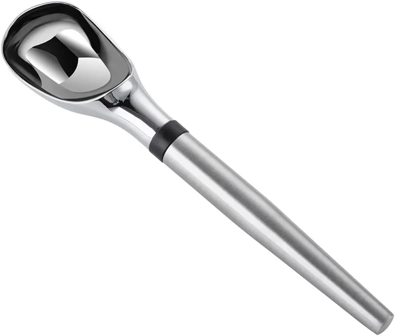 Stainless Steel Ice Cream Scoop Thick Zinc Alloy Labor Saving Handle Kitchen Tool ，Compatible for Desserts Fruit Salad