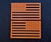 BritKitUSA SAR Infrared US Flag Patch Set Orange & Black Search & Rescue