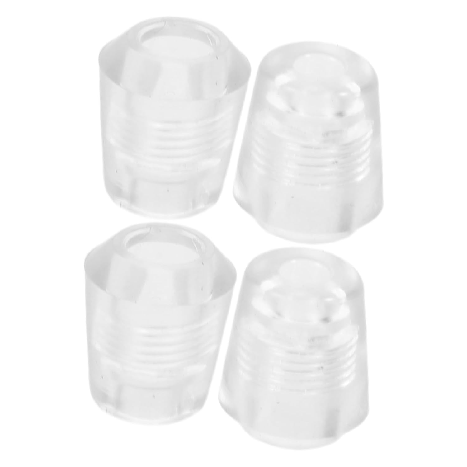 Healifty 2 Pairs Silicone Stethoscope Tips Soft Replacement Ear Pieces Noise-isolating Universal Fit for Clinic Hospital Use