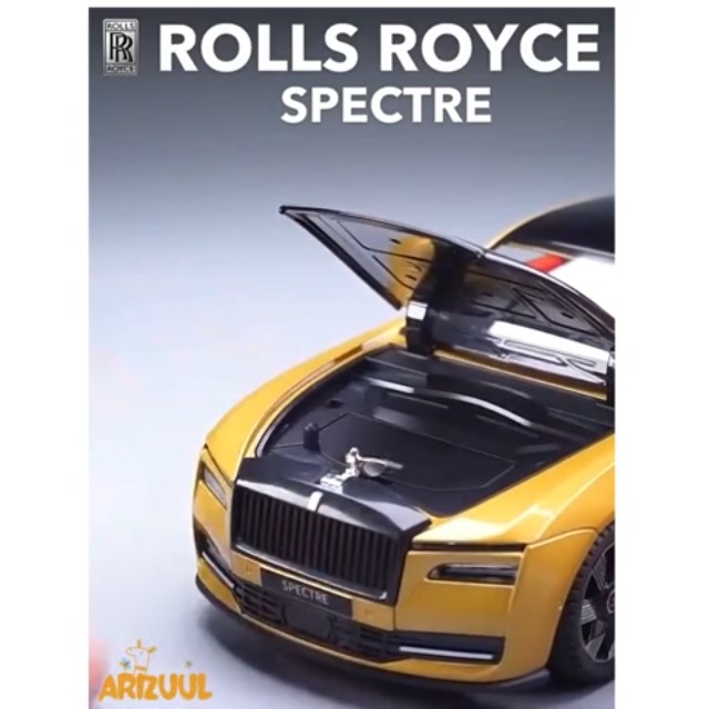 ARIZUUL 1/24 Rolls Royce Spectre Car Toy Zinc Alloy Metal Diecast