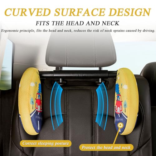 Almohada Para Reposacabezas De Auto Para Niños Y Adultos miniatura 2