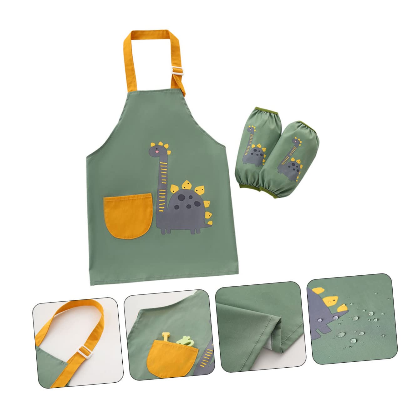 ibasenice 3sets Grembiule Per Design Cartoon Grembiule Per Adatto Anni Facile Indossare e