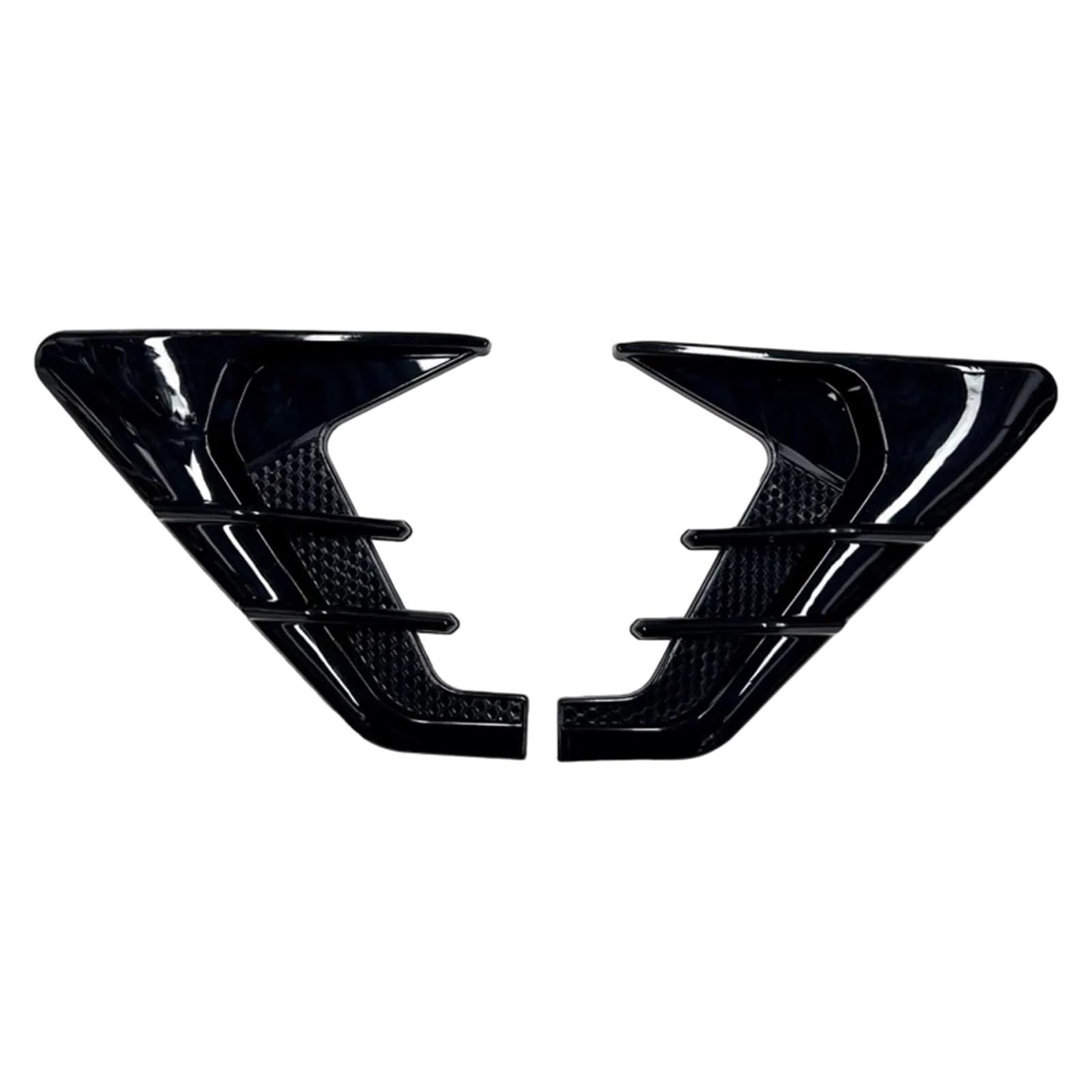 Air Side Vent Trim Car Side Flow Vent Fender Sticker Decorative Air Wing Vent Trim(Style A)