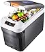 Lyy - 8866 Frigo Portatile Frigorifero Auto Elettrico Mini Frigorifero Congelatore Portatile Elettrico -12 V / 24 V Dc / 220-240 per Camion, Viaggi, Campeggio (35L-Nero)