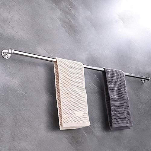 Porte-serviettes rond mural multifonctionnel avec étagère 50 cm - 4