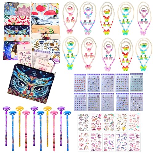 Image of Birthday Popper 50 Pcs Fashion Combo as Birthday Return Gifts for Girls | Combo Pack for Birthday Goodie Bags, Party Favors, Gift Bags, Kids' Accessories Combo Pack for Girls of All Age Group