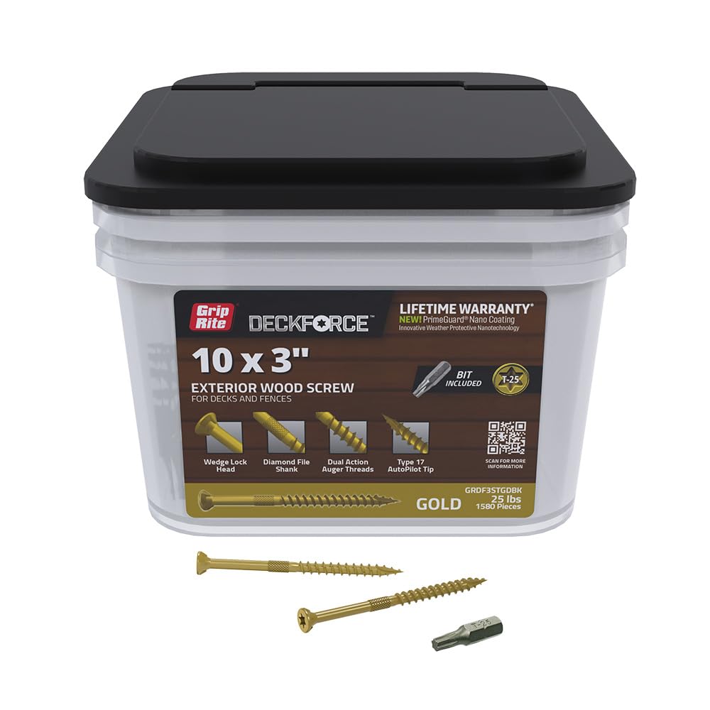 Grip-Rite #8 x 1-5/8 in. 305 Stainless Steel Star Drive Bugle Head