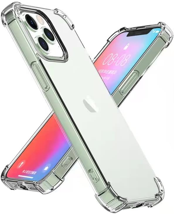 Capybara Case iPhone 14, Clear Transparent Lightweight Case TPU Material with 4 Corners Bumper, Shockproof Scratch-Resistant Anti-Drop Ultra Slim Case