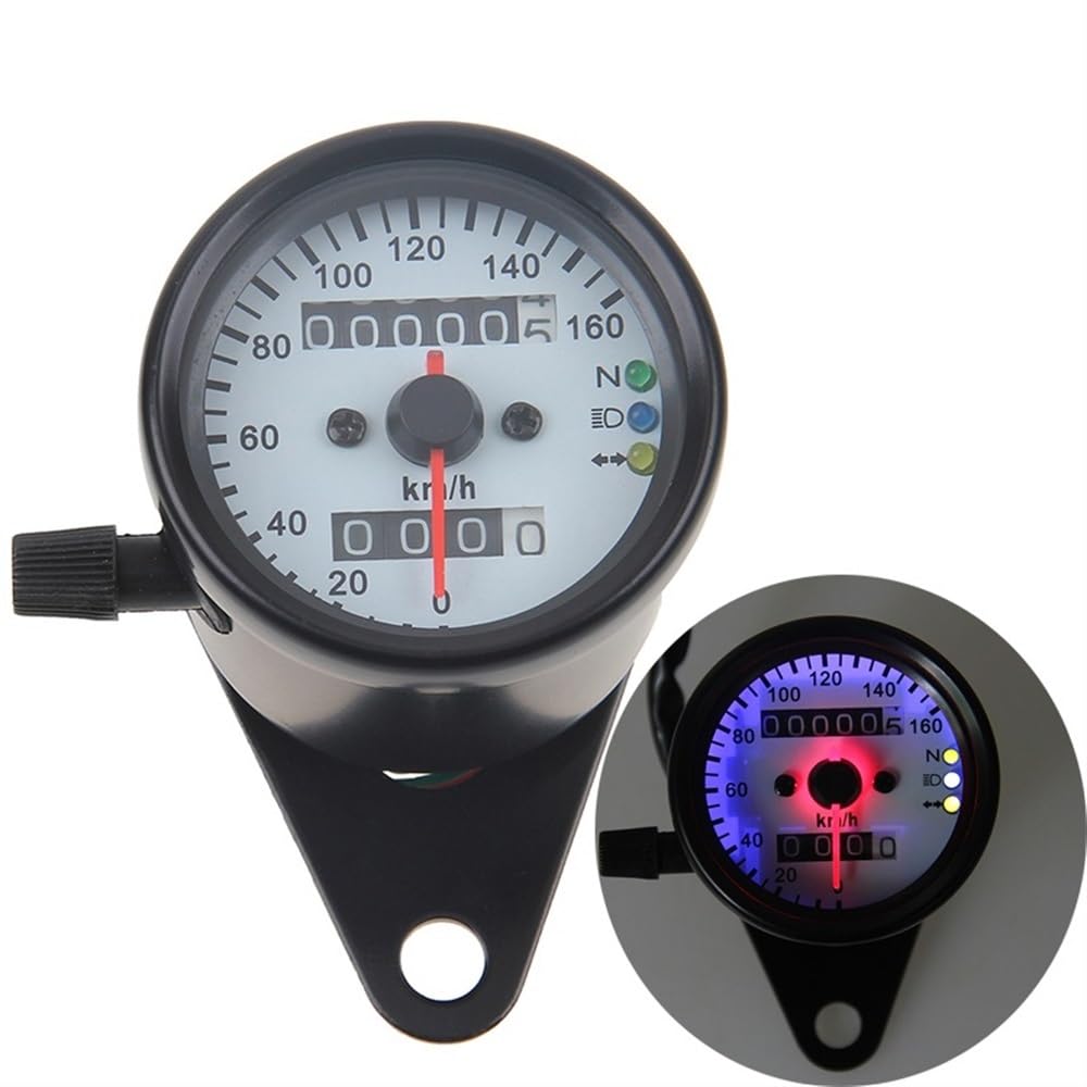 Odómetro Digital Odómetro Doble para Motocicleta, Velocímetro, Retroiluminación, Luz De Señal, Odómetro Digital Universal para Motocicleta, Motocross