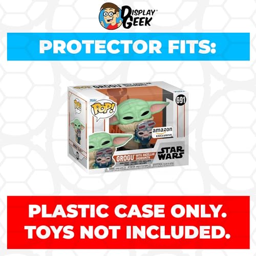 Display Geek KP-PRO-4INCH-10-TPG Pack Of Plastic Pop Protectors Compatible With 4 Inch Standard Size Funko Pop Box thumb #2