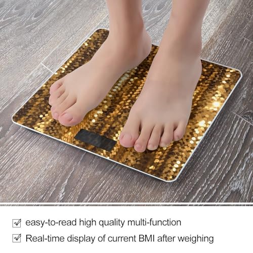 Báscula digital de baño con pantalla LCD y cinta medidora miniatura 5
