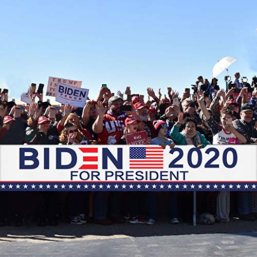 Tifeson Large Biden President 2020 Banner Outdoor Decorations - 98\" x 18\" Biden Harris for President 2020 Banner Sign - Yard, Advertising, Outdoor & Indoor Hanging Decor
