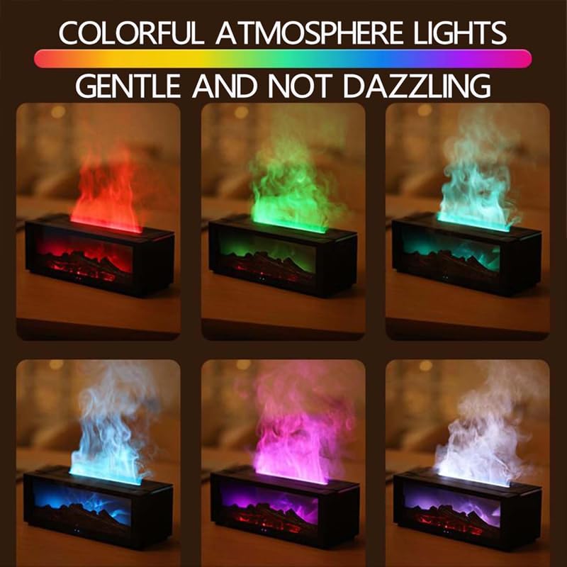 Difusor aromático eléctrico Fireplace Flame Oil Aroma Diffuser miniatura 5