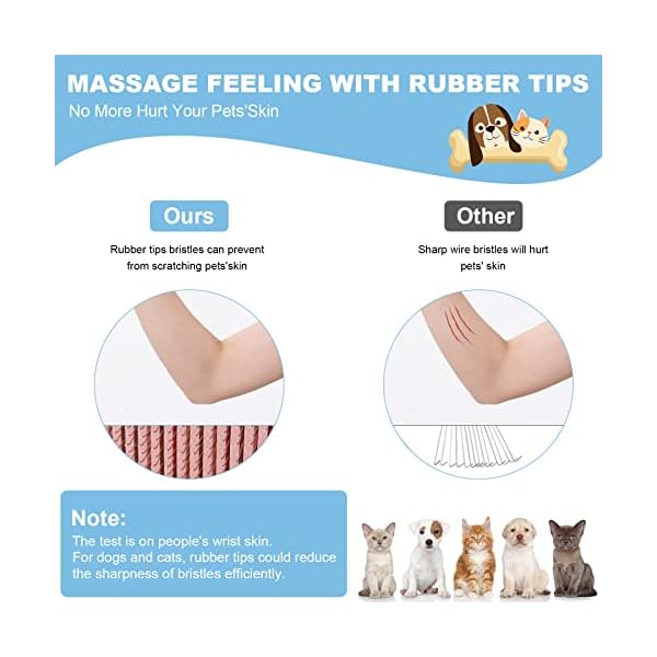 CMQC Self Cleaning Slicker Brush for Cats & Dogs Pet Grooming Brush Tool for Shedding Pets Hair Brush for Long Short Haired Dog Cat to Remove Tangles, Loose Fur, Mats (White) CMQC Self Cleaning Slicker Brush for Cats & Dogs Pet Grooming Brush Tool for Shedding Pets Hair Brush for Long Short Haired Dog Cat to Remove Tangles, Loose Fur, Mats (White)