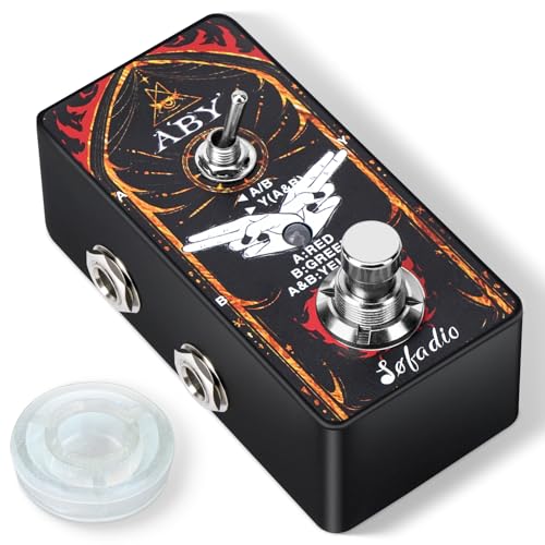 Sofadio ABY Box Line Selector AB Switch Mini Guitar Effect Pedal True Bypass (ABY)
