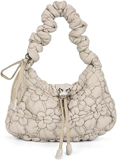 Kvinnor Crossbody-väska Bubble Pleat Stor kapacitet enkelaxelhandväska