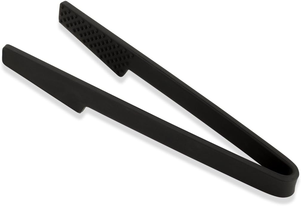 Kuhn Rikon Kuhn Rikon10-Inch, Black 10-Inch Large Silicone Chef's Tongs