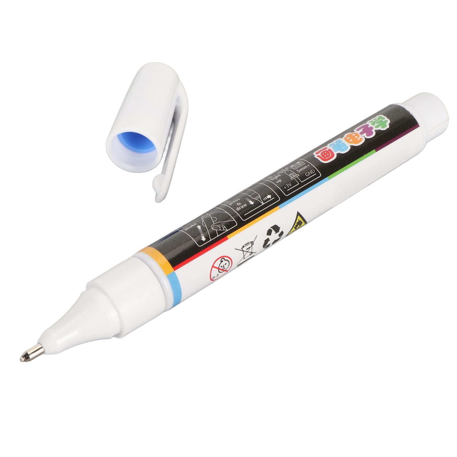 CCYLEZ Stylo Conducteur Circuit Scribe, Stylo Conducteur 6 Ml, Séchage Rapide, Compact, Facile à Utiliser pour la Réparation (GOLD)