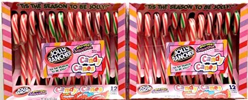 Jolly Rancher Candy Canes Starburst Candy Canes 12pk 150g