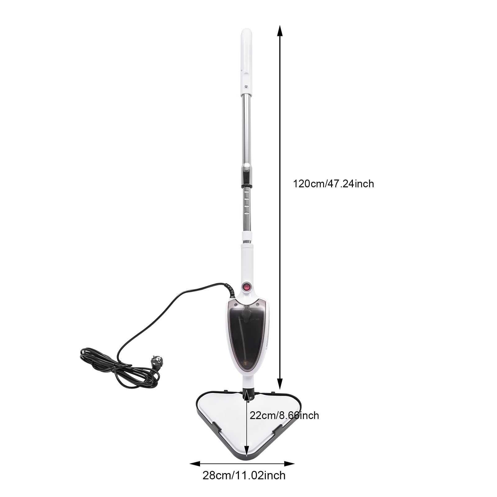 Dampfreiniger Handgerät Steam Boden Dampfreiniger Dampfmop 1300W 230°F Heißdampf Kabellos Bodenreiniger Für Hartböden Fliesen Laminat Marmor Haushalt