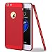 iPhone 6 Plus Case, iPhone 6S Plus Case, WLKSAM Stylish Ultra Slim Anti-Scratch Shockproof Hard Heat Radition Lightweight Case for iPhone 6 Plus Apple Cover Accessiess (5.5 inch) (Red)