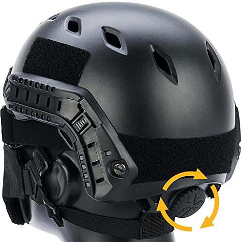 Casque tactique avec masque crâne et coussinet EPP pour airsoft