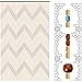 Produktbild Türvorhang Holzperlenvorhang Perlenvorhang Leguana Insektenschutz Türvorhang Retro Dekovorhang Waves Design Hanging Wooden Beaded Door Curtain Screen, 90 x 220 cm